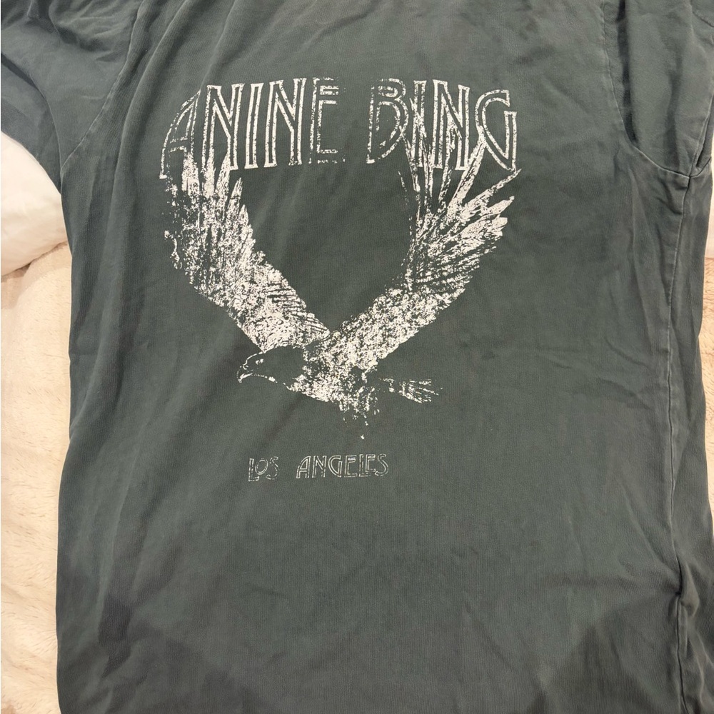 Anine Bing Slate Gray T-Shirt